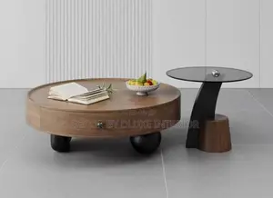 High Quality Circular Wooden Coffee Table