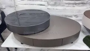 Modern Oval Minimalist Coffee Table