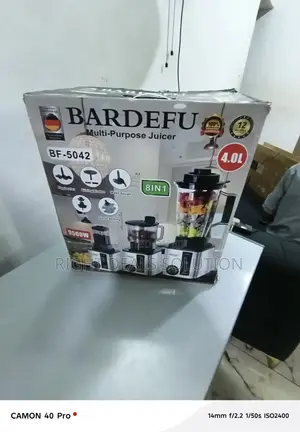 Bardefu 4l Capacity Blender for Family Use