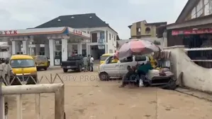 Mega Petrol Station at Lagos to Abeokuta Expressway :