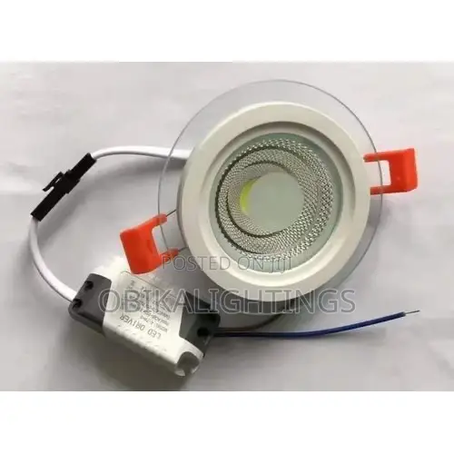 12w Glass Blue White Led Panel Light