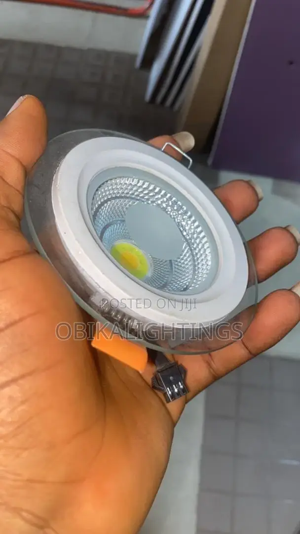 12w Glass Blue White Led Panel Light