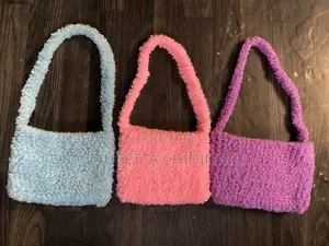 A Crochet Fur Bag
