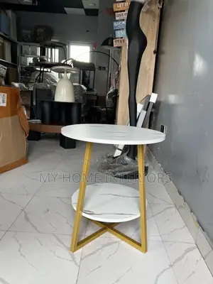 Gold Leg Side Table