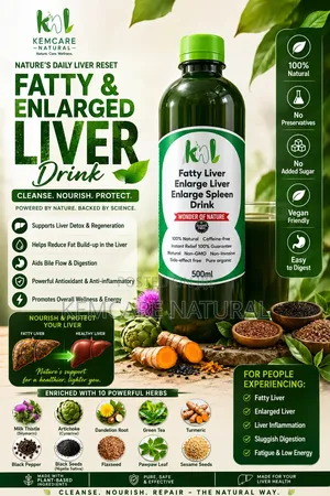Fatty Liver Enlarge Spleen Tonic Drink Kemcare Natural Healthy Liver