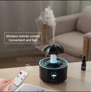 Creative Umbrella Water Drop Air Humidifier With Colorful Light T361