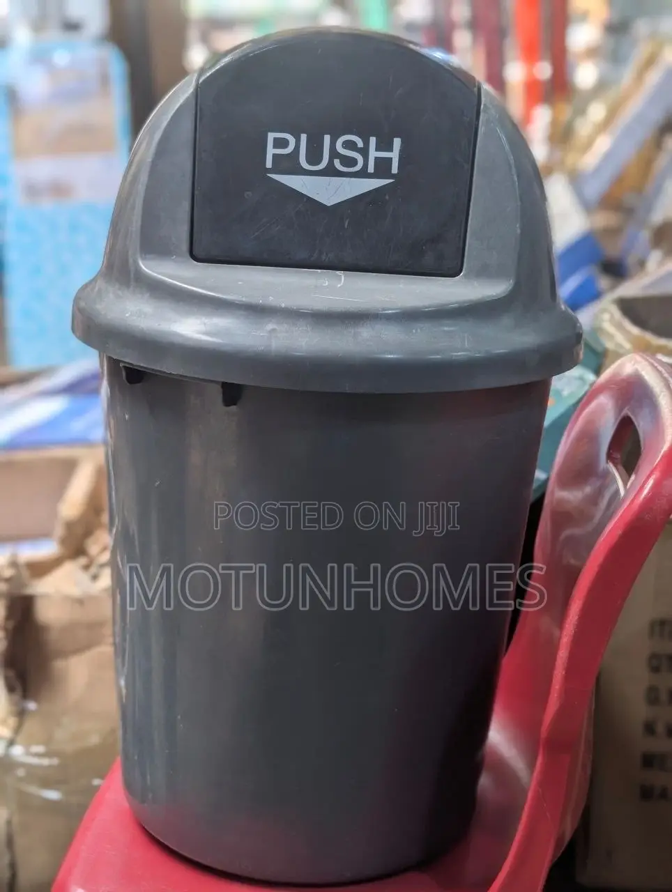 Push Waste Bin Basket