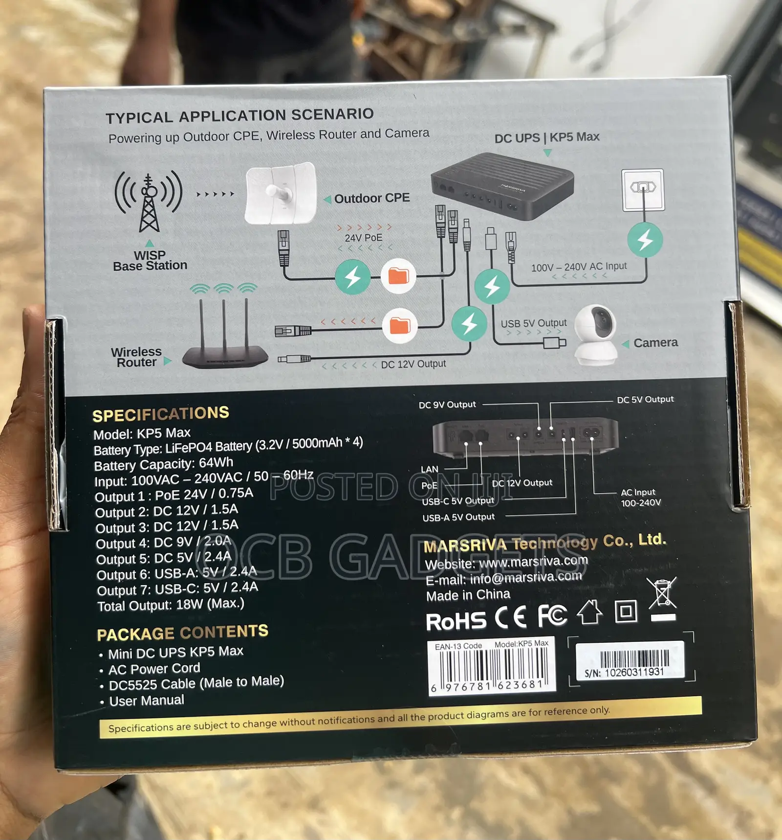 Kp5 Marsriva 20000mah