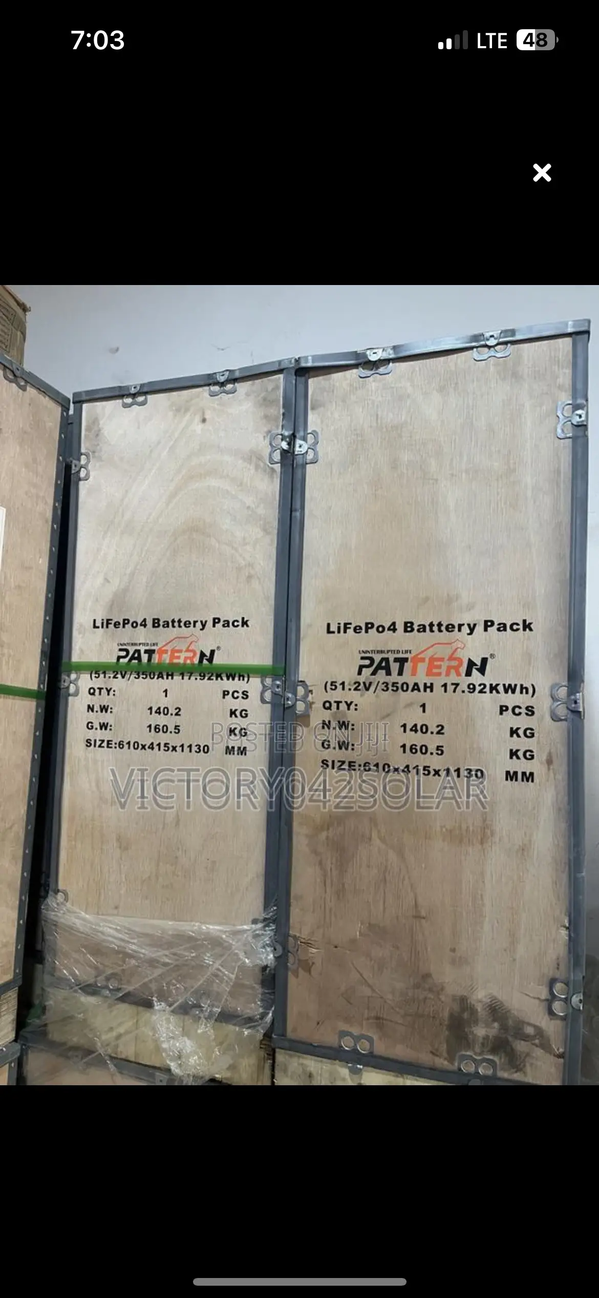 Pattern 17.92kwh 48v Lithium Battery Available