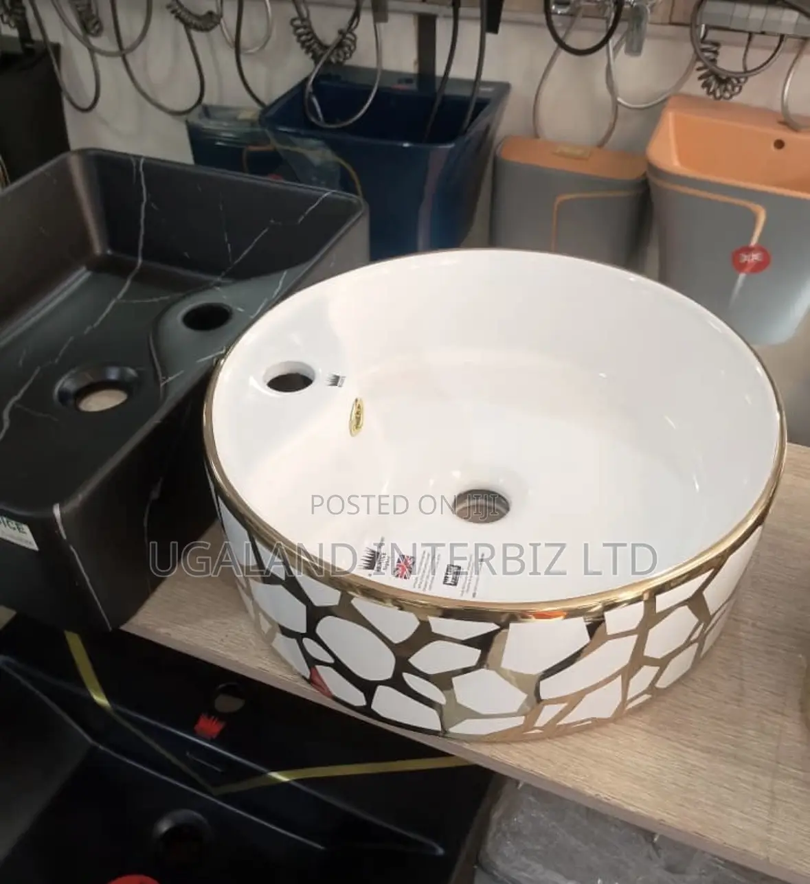 Modern Round Ceramic Countertop Basin
