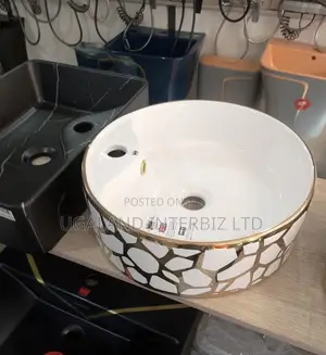 Modern Round Ceramic Countertop Basin