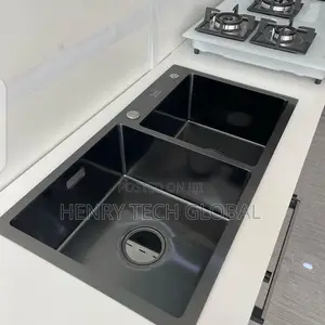 Black Double Bow Sink