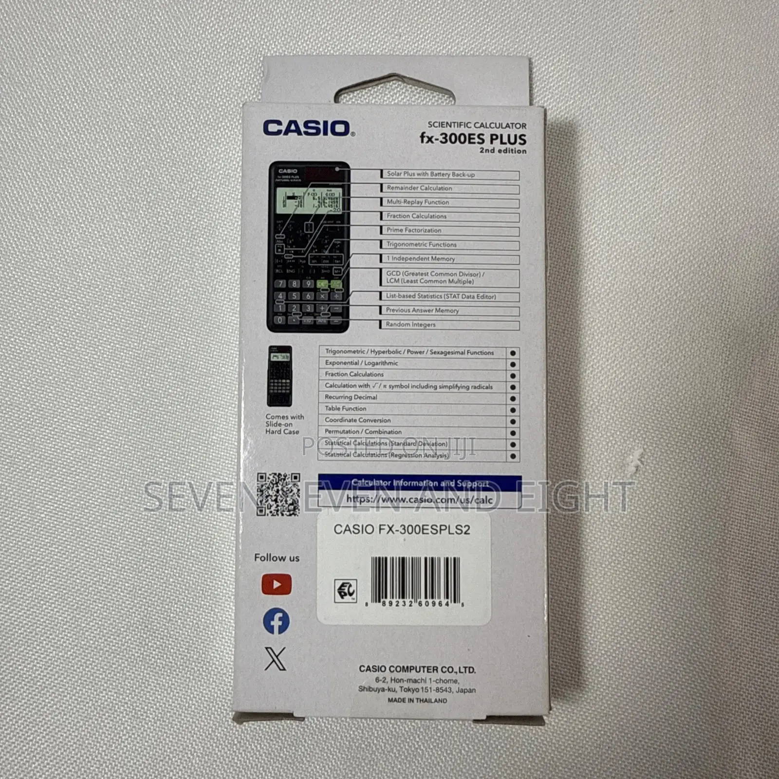 Casio Fx-300es Plus 2nd Edition Scientific Calculator