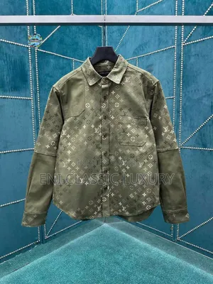 Louis Vuitton Denim Monogram Jacket Best Quality Well Banded Package