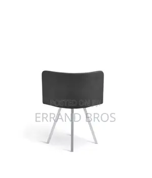 A Set of 4 Black Dining Chairs - Black
