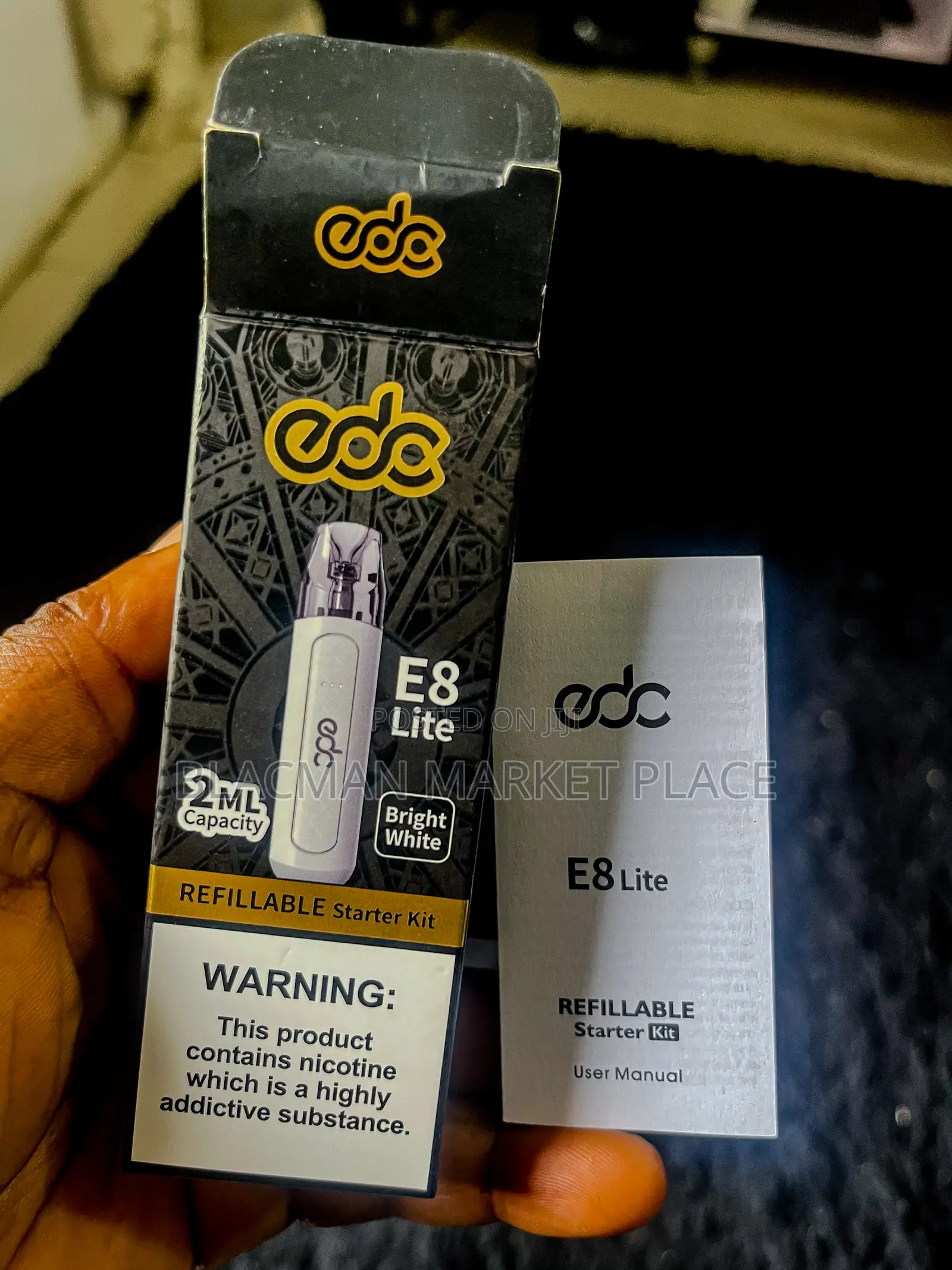 Edc E8 Lite Refillable Pod Kit – 8000 Puffs