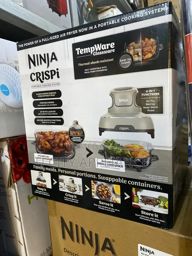 4 In1 Ninja Crispy Glassware Airfryer
