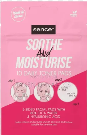 Sence Soothe and Moisturize 10 Daily Toner Pads