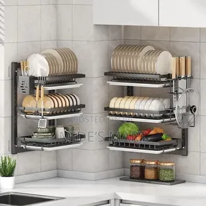 3 Layer Wall Mounted Plate Rack 
₦