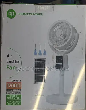 Duration Power (Dp) Rechargeable Air Circulation Fan Dp -7641