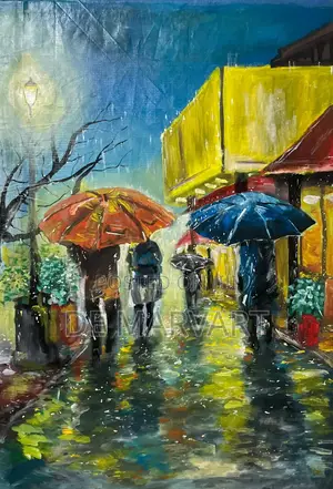Abstract Painting (Raining Day With Reflection)