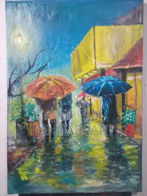 Abstract Painting (Raining Day With Reflection)