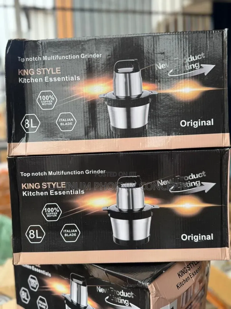 8l King Style Food Processor