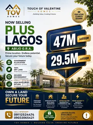 Premium Dry Land for Sale at Plus Lagos, | Government Approved