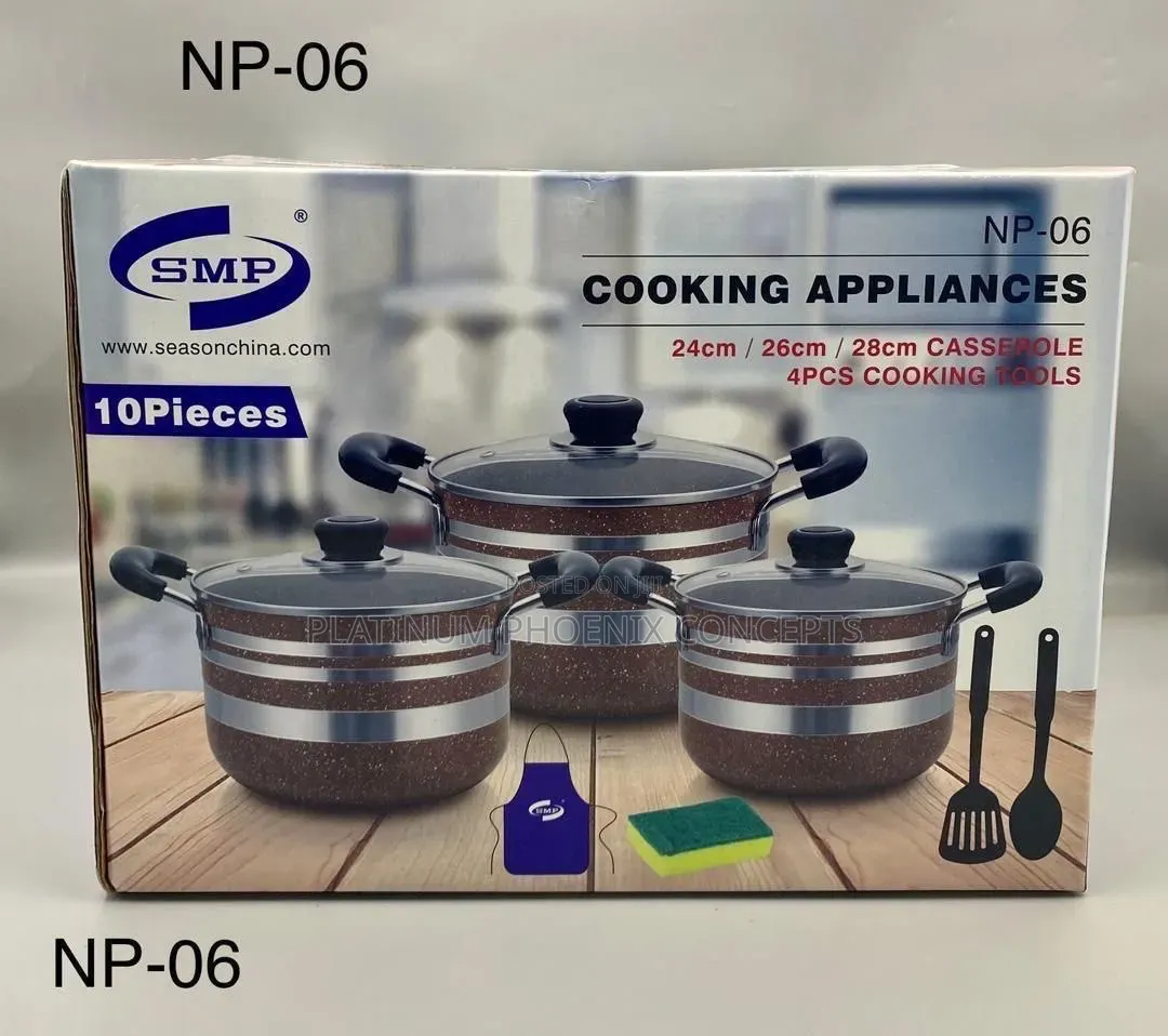 3 Set SMP Non Stick Pot
