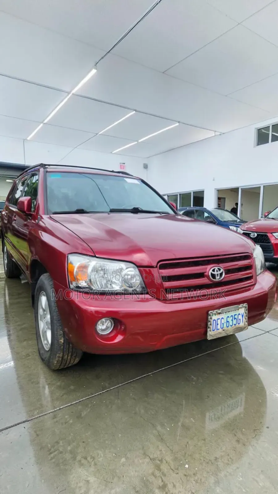 Toyota Highlander 2003 Red