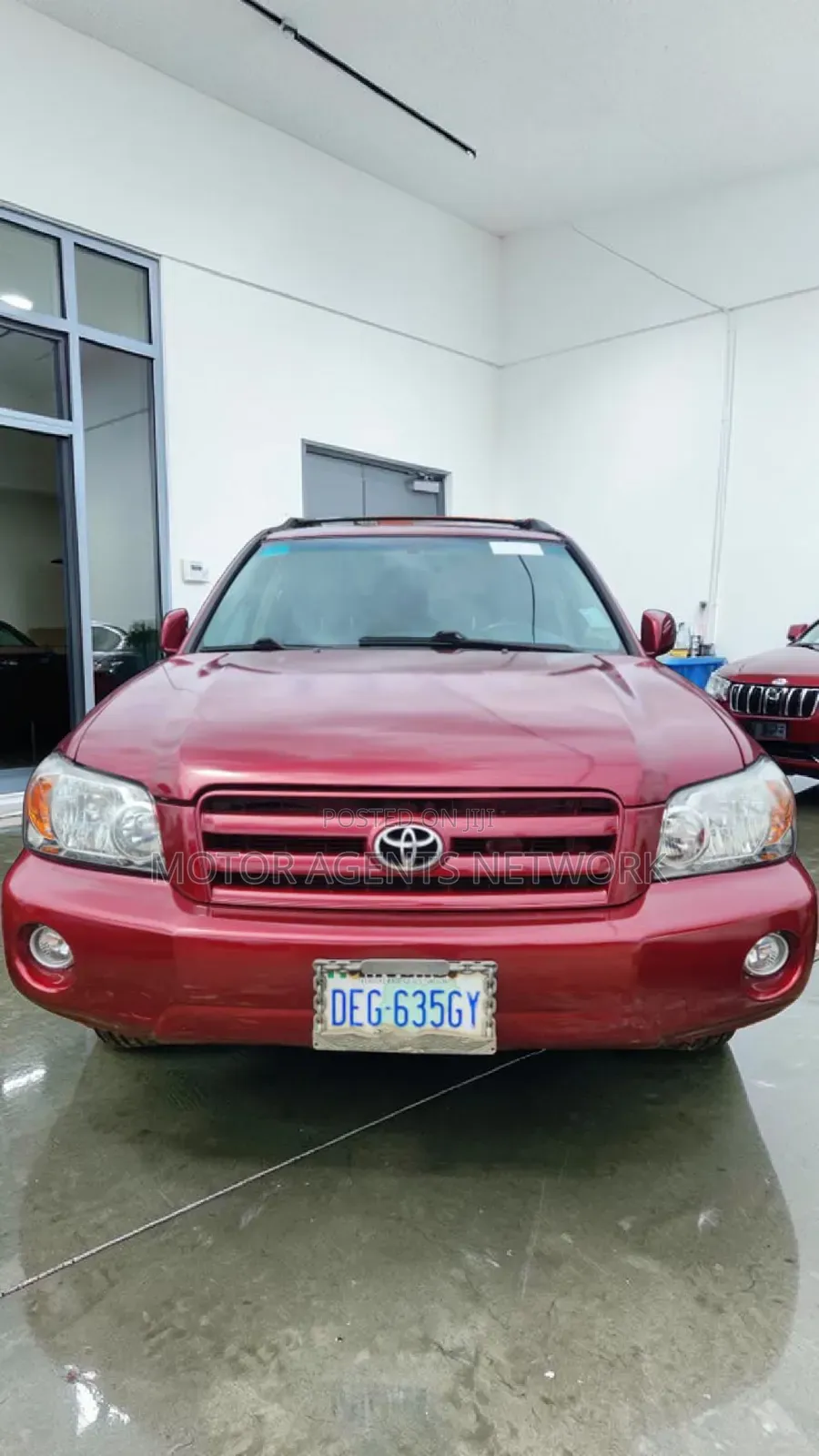 Toyota Highlander 2003 Red