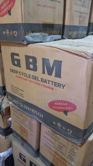 12volts 100ah GBM Solar Inverter Deep Cycle Gel Battery