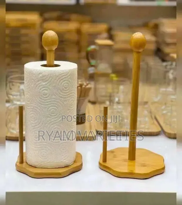 Wooden Tissue Stand