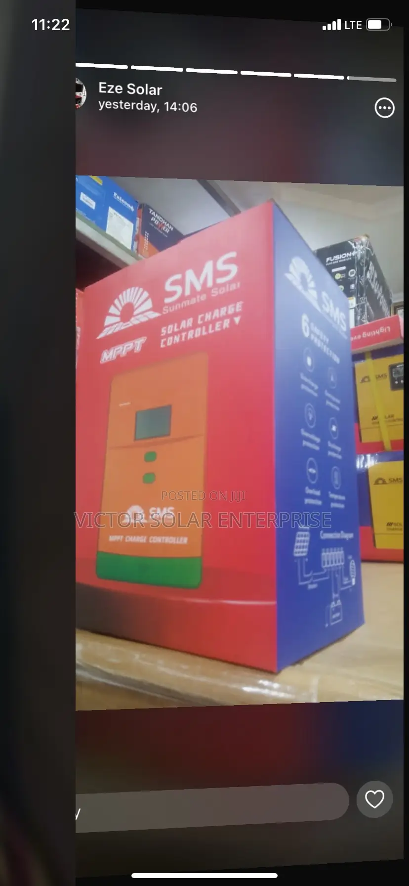 SMS Controller MPPT 60amhs