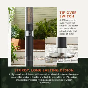 Swan Al Fresco Column Electric Patio Heater