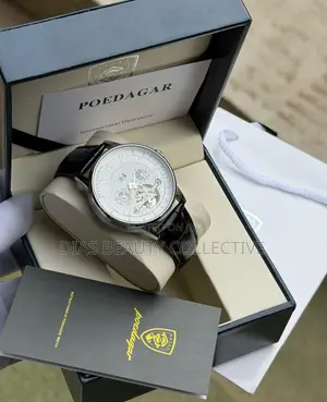 High Quality Automatic Poedagar Leather Watch