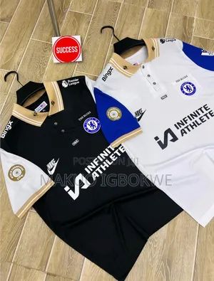 Club Official Jerseys With Collar Manchester United and Chelsea Jersey