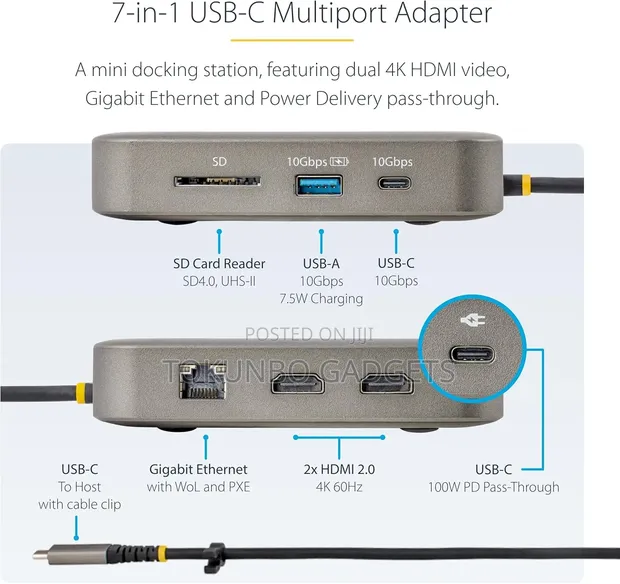 Startech Displaylink Dual 4k Monitor For Mac M1,M2, M3,M4, And