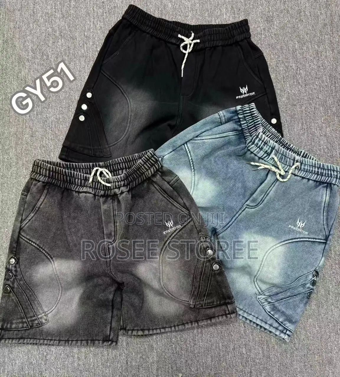 Short Jean Joggers