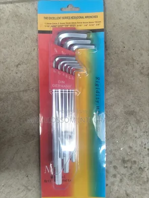 Set of Inches Alley Key 1/16 to 3/8