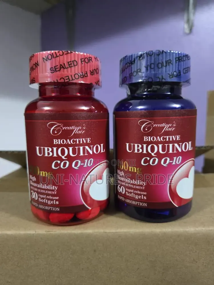 Creation's Flair Ubiquinol 400mg by 30 Softgels