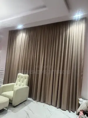 2 Pleats Curtains Drapes With Automated