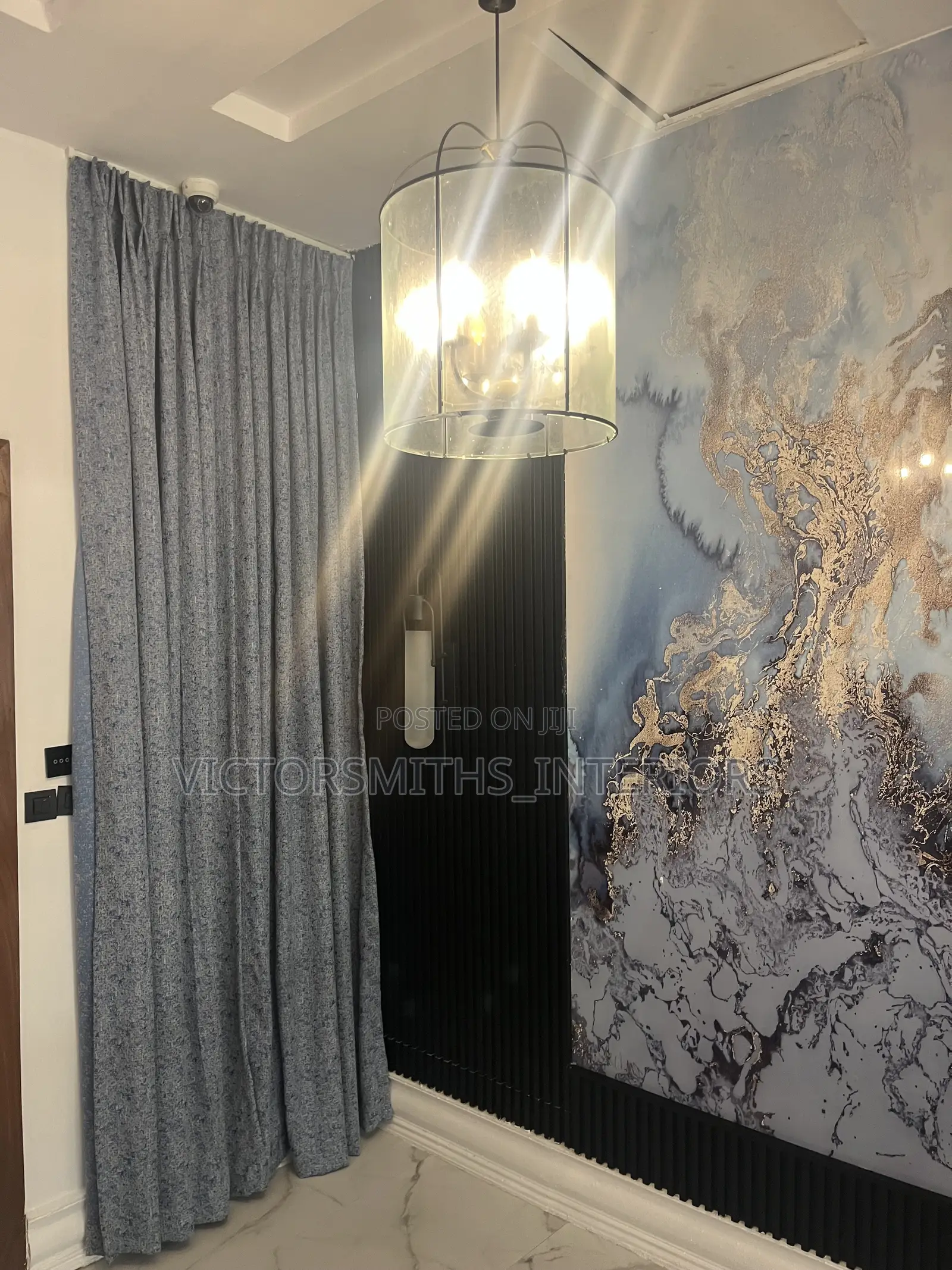 2 Pleats Curtains Drapes With Automated