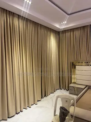 2 Pleats Curtains Drapes With Automated