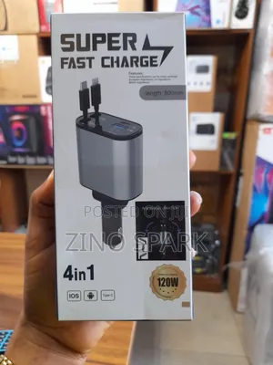 Super Fast Charge 4 in 1 Car Charger