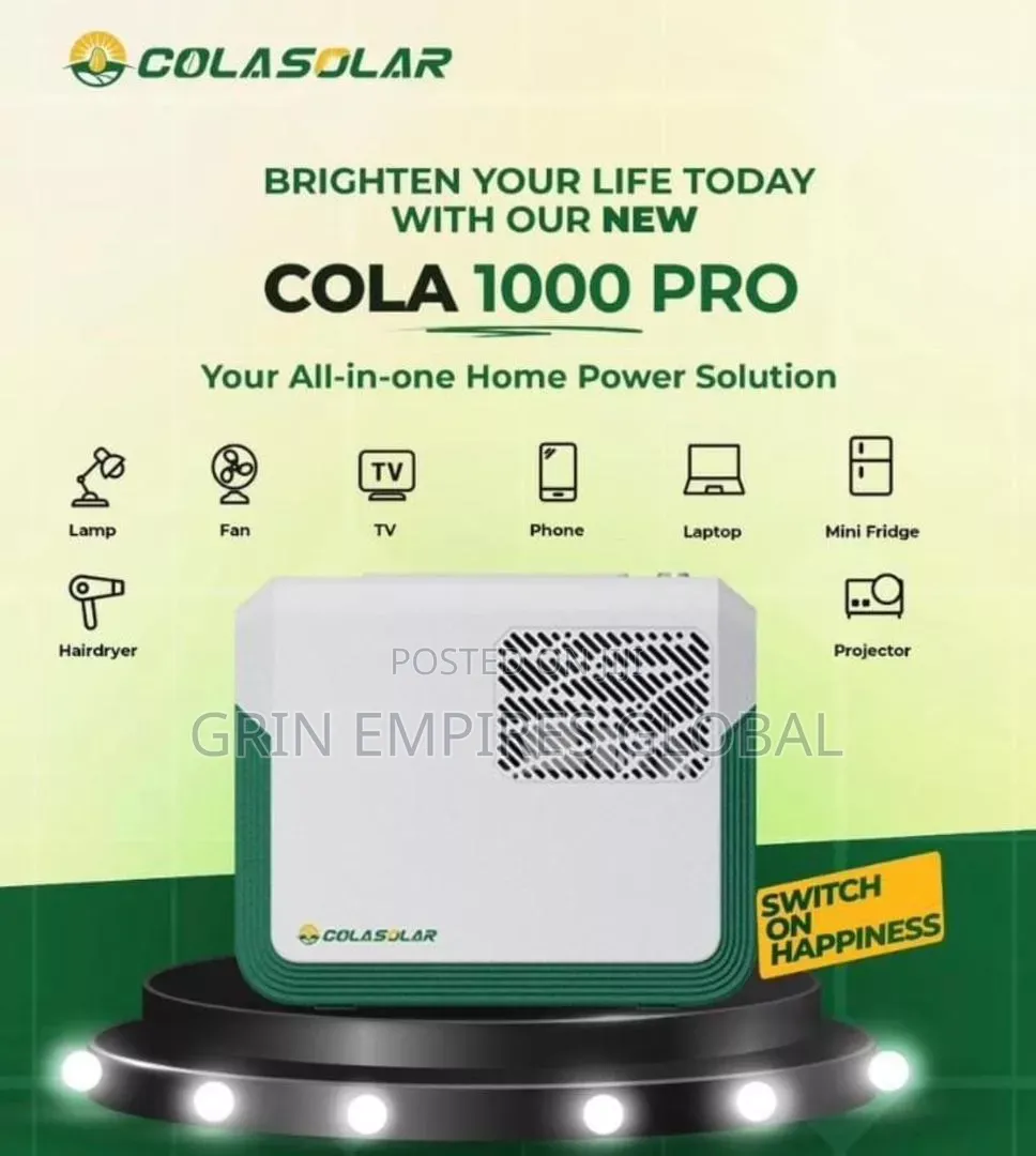 Cola Solar Generator 1000w