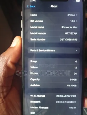 Apple iPhone XS Max 64 GB Gold
