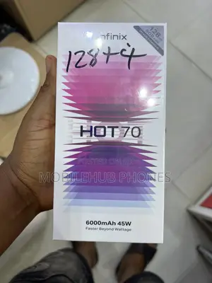 New Infinix Hot 70 128 GB Black