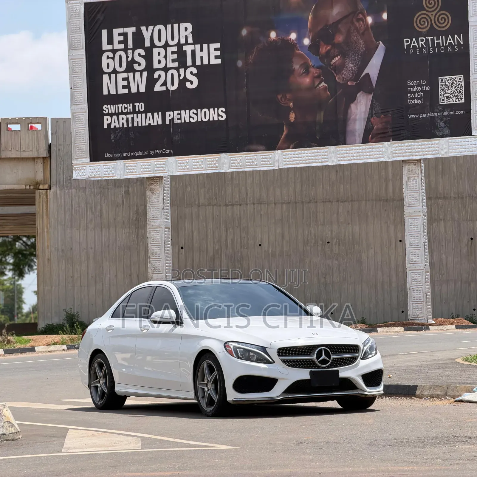 Mercedes-Benz C400 2016 White