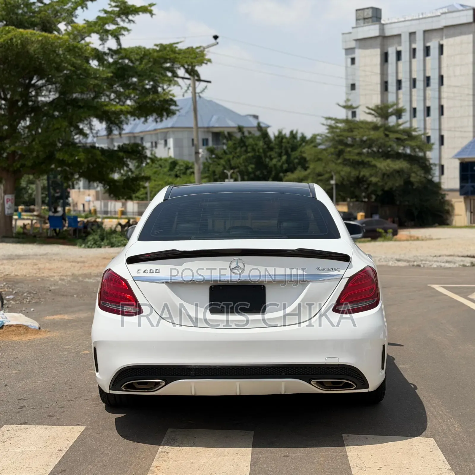 Mercedes-Benz C400 2016 White